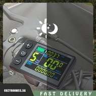 [cozyroomss.sg] 24V/36V/48V Electric Bicycle Meter Wear Resist Bicycle Speedometer Intelligent Ebike
