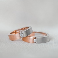 cincin kawin / cincin nikah / cincin pernikahan berlian DRF00321/320