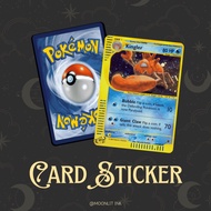 [Pokemon TCG Card Sticker - KINGLER] TnG Sticker / Access Card Sticker / Card Sticker