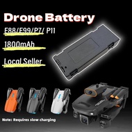 5PCS Drone Battery 3.7V 2600mAh Rechargeable Lithium Battery for E88/E99/K3 Pro/P5 Pro Drone Replace