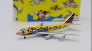 JAL Japan Airlines   Walt Disney 100 Years of Magic Disney Dream Express Boeing  B747-400 JA8084 1:5