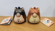 忠犬柴犬 解壓軟軟麻糬squishy 暖乎乎溫泉饅頭 掛飾吊飾匙扣 黑啡兩款