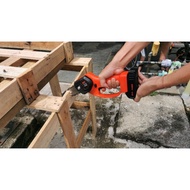 AXM 4" Mini Chainsaw Electric ​portable and cordless Chain saw  Gergaji Elektrik Wood Cutter Battery