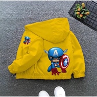 / Hoodie Jacket CHILDREN'S JACKET with Captain America image cibi/ Trendy JACKET