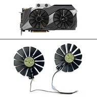 2pcs 95mm Cooling Fan For ASUS ROG-POSEIDON-GTX1080TI-P11G-GAMING RX570 RX580 ROG-STRIX-GTX1650-O4G-GAMING Video Card Fans Graphics Cards