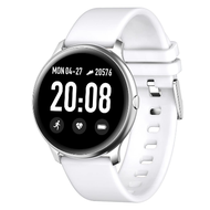 LuckyWd นาฬิกาอัจฉริยะ (สีขาว) รองรับภาษาไทย รองรับทั้ง Android และ iOS สัมผัสเต็มจอ Smart Watch KW1