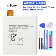 Mobile Phone Battery AGPB012-A001 3000mAh For Sony Xperia T2 Ultra Dual D5303 D5306 D5322 XM50h XM50