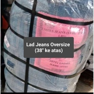 BALE 45KG - LADIES JEANS O/SIZE