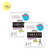 小林製藥 - 衛生護墊 72片- 白色花味 (白) x 2(平行進口)