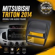 Mitsubishi Triton 2014 Double DIN Audio Frame | Car Radio Fascia Panel | Standard 2 DIN Player Dashb