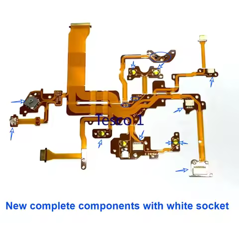 New Top Cover Mode Dial Button Flex Cable W Full IC For Sony ILCE-7RM2 A7II A7S II A7R II A7M2 A7RM2