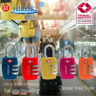 ART F73P TSA PADLOCK INTERNATIONAL STANDARD TRAVELING AIRPORT HIROKI SAFETY LOCK PADLOCK SAFE STORAG