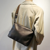 sling bag sling bag man Threebox Soft Leather Messenger Men's Bag 2025 New Style Simple Trendy Large