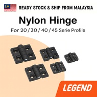 Nylon Profile Door Hinge for 2020 / 3030 / 3040 / 4040 / 4545 Aluminium Profile