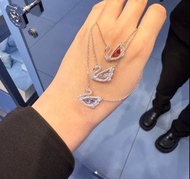 #Swarovski施華洛世奇125週年跳動玫瑰金翅膀天鵝項鍊