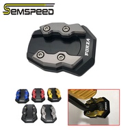 SEMSPEEDสำหรับHonda Forza 350 FORZA350 2020-2023 2024 รถจักรยานยนต์ขาขยายPadด้านข้างเท้าเตะยืนขยายแผ่น