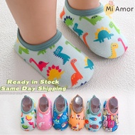 Mi Amor 0-4years Baby Shoes/Flats Toddlers Socks Non-slip Cartoon Elastic Indoor/Flat Socks Pre-walk
