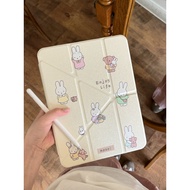 [Good Luck] Japanese Korean ins Style Star Bunny iPad 11 Protective Case 2025 New Style Air7/6 with 