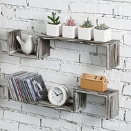 Condiment Rack Succulent Display Rack Wall Kitchen Retro Piece Flowerpot Rack 2 Bedroom Living Room 