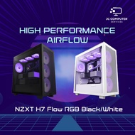 NZXT H7 Flow RGB Black White PC Computer Desktop Case Chassis