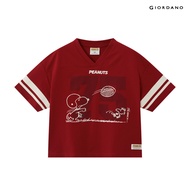 Giordano Juniors เสื้อเด็ก Sorona Printed Short Sleeve T-Shirt (Snoopy Collection) 03085268001 เสื้อ