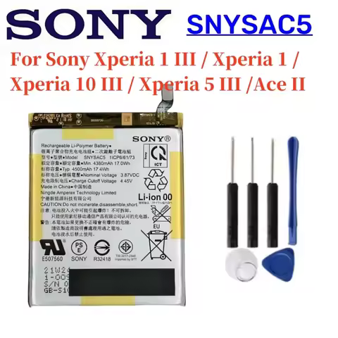 Original Battery SNYSAC5 For Sony Xperia 1iii / Xperia 1 / X10iii / Xperia 10 iii / Xperia 5 III / A