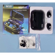 (Ready stock malaysia )2022 M10 Bluetooth Touch Sports Wireless Earbuds Bass HIFI SoundMODEL M10