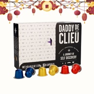 Daddy De Clieu Discovery Gift Pack - Assorted 70 Aluminium Coffee Capsules Nespresso Compatible