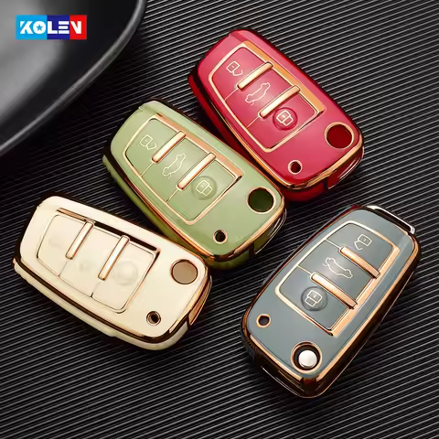 TPU Car Remote Key Cover Case Shell Fob For Audi A1 A3 8P 8V 8L A4 B6 B7 B8 A5 8T A6 C5 C6 C7 A7 4G 