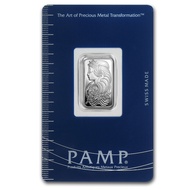 PAMP Suisse Lady Fortuna 2.5 g gram .999 Silver Bar (in Assay)