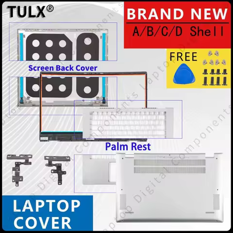 New Cover For Inspiron 14 5401 5402 5405 Laptop LCD Back Cover Front Bezel Upper Lower Case 0WK1KG A