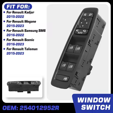 Auto Car Power Window Switch For Renault Kadjar Renault Megane Renault Samsung SM6 Renault Scenic Ta