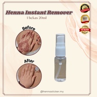 HENNA REMOVER FOR STICKER HENNA INSTANT