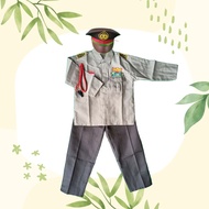Pakaian Setelan Baju Seragam Karnaval Anak Polisi Laki Pocil Lalu Lintas Sabhara Brimob Paket Kompli