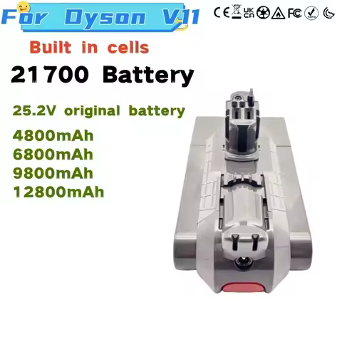For Dyson Battery 25.2V 12800mAh Used for Dyson Vacuum Cleaner Fluffy SV15 V11 Absolute Extra V11 Ab