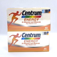 Centrum Energy B-Vitamins & Minerals Plus Vitamin C & E 60s x 2/ 60s