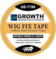 Dreamexim 36 Yard Yellow Wig Tape For Men/Women (Yellow) Pack Of 1 Hair Extension Tape, Low Residue,