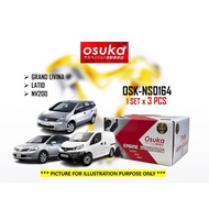 OSUKA - Nissan Grand Livina L10 Latio C11 NV200 1.6L Engine Mounting Kit Set Auto &amp; Manual Engine Mounting [1set X 3pcs]