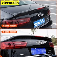 High Quality ABS FOR Audi A6 C7 Big Spoiler 2012-2018 Car Trunk Lip Wings Tail Spoiler A6 Accessorie