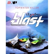 EXP Blast 12 &amp; Blast 17 Woodmade Splash Jump Frog Slash Bait Lure Snakehead / Top Water Killer / Gewang Pancing