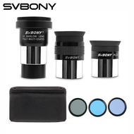SV233 SVBONY ชุดอุปกรณ์สำหรับกล้องโทรทรรศน์7ชิ้น6มม. 17มม. เลนส์ Super Plossl 2X Barlow พร้อมตัวกรอง