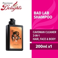Bad Lab Caveman Cleaner 3-in-1 Hair Face Body Shampoo 200ml (0297)