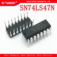 10PCS SN74LS47N DIP16 SN74LS47 DIP 74LS47N 74LS47 HD74LS47P DIP 16 new and original IC