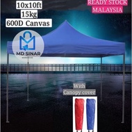 10x10 Ft 3x3m folding canopy / folding tent / kanopi bazar / khemah ( full set) payung niaga canopy lipat kanopi