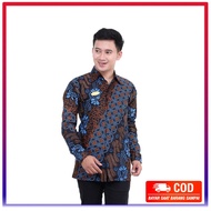 KEMEJA New jumbo Men's batik shirt 848VO Pilot Shirt PDL Technician Rank P Ke 4029YS Men's Batik Shi