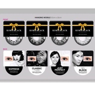 MATA Best Selling!! Koko Black By Exoticon Big eyes Series 14.5mm, Eye Contact lens, Contact lens, o
