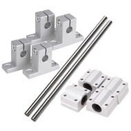 Horizontal Linear Bearing Slide Set 8mm Dia Linear Motion Bearing Slide Bushing 200mm Linear Shaft O