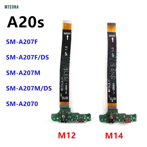 For Samsung Galaxy A20S M14 M12 A207F A207M USB Fast Charging Charger Main Motherboard Flex CableDoc