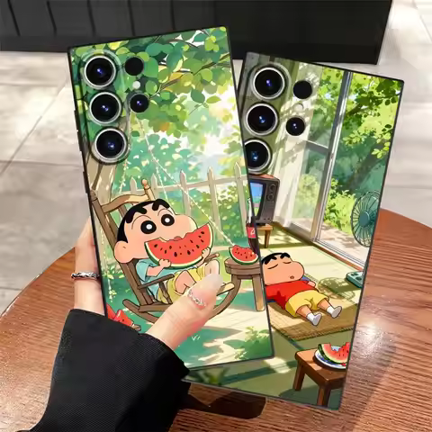 Cra-yons Shin-chans Funda Phone Cover Case for Samsung Galaxy S26 Ultra S10 S9 S21 FE S20 Ultra S23 