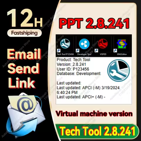 2025 Premium Tech Tool 2.8.241 PTT 2.8 VCADS REAL Developer Tool VISFED 0.3.2 XMLEditor Virtual mach